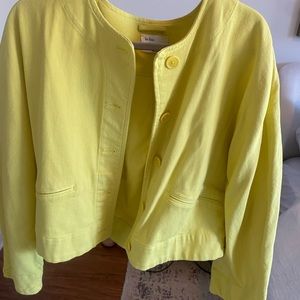 Adorable limited edition Aritzia le fou Wilfred yellow jacket